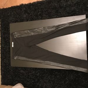 MK Faux Leather Leggings